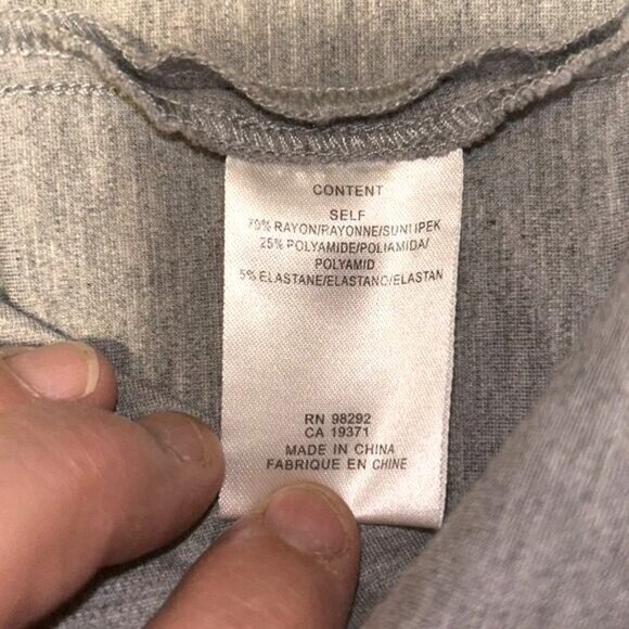 Tibi Gray Ruched Pencil Skirt With Back Zipper Womens Size 12 Polyester Blend - Picture 7 of 7